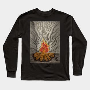 Sparks from a campfire Long Sleeve T-Shirt